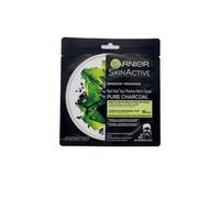 Garnier Pure Charcoal Black Mask Tissu Detox Effect 28G