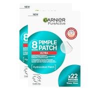 Garnier PureActive Pimple Patch Ultra Cerotti Idrocolloidali per Brufoli Formano Barriera Protettiva Invisibile e Assorbono il Sebo in Eccesso Efficaci in 8 Ore Formula Vegana - 44 Patch