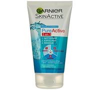 Garnier Pure Active 3in1 Argilla Detergente Scrub e Maschera Per Pelli Miste 150ml