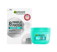 Garnier Routine Anti-Imperfezioni: Crema Idratante Sorbetto Salicylic Fresh & Matte + 44 Pimple Patch Idrocolloidali Pure Active, Trattamento Brufoli Giorno e Notte