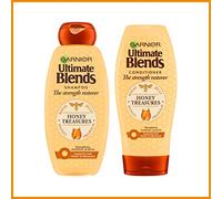 Garnier Set shampoo e balsamo Ultimate Blends Honey Treasures | Rinforzante per capelli secchi e danneggiati 360 ml