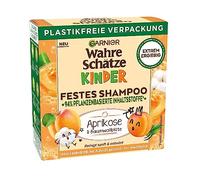 Garnier Shampoo per bambini, delicato shampoo per capelli sensibili e facile pettinabilità, con albicocca e fiori di cotone, veri tesori bambini, 1 x 60 ml