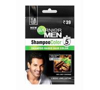Garnier Shampoo Uomo Color Shade 1.0 NERO NATURALE, 20gm (Confezione da 4 pezzi)