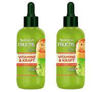 Garnier Siero rinforzante per capelli sottili e cuoio capelluto, efficace contro la perdita di capelli, con vitamina C e arancio sanguigno, vitamine e forza di frutto, 2 x 125 ml