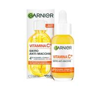 Garnier Siero Viso Vitamina C Anti-Macchie, Illuminante e Rimpolpante, Arricchito con Vitamina C, Niacinamide e Acido Salicilico, Pelle Libera dalle Macchie Scure in 6 Giorni, Incarnato Luminoso, 30ml