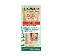 GARNIER Skin Active - BB Anti-Aging Crema - Cura della perfezione all-in-1 - tonifica e idrata - SPF 25 - Acido ialuronico e Aloe Vera - Vegan & Cruelty Free - Tutti i tipi di pelle - tinta chiara -