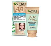 Garnier Skin Active BB Cream, per pelli miste o grasse, con SPF 25, acido ialuronico, estratto di aloe vera e pigmenti minerali, corregge e illumina la pelle, colore chiaro, 50 ml (confezione da 1)]