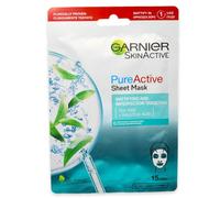 Garnier Skin Active Pure Active maschera in tessuto effetto detergente 28 g
