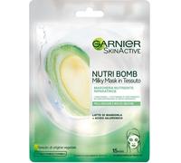 GARNIER - Skin Active NutriBomb, Ideale per la Pelli Secche e Molto Secche, Arricchita con Latte di Mandorla e Acido Ialuronico, 28 g Maschere punti neri female