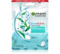 Garnier Skin Active Pure Active maschera in tessuto effetto detergente 28 g