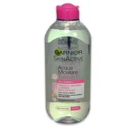 Garnier SkinActive Acqua Micellare Tutto in 1, Per Pelli Sensibili, 100% del Trucco Rimosso, Pelle Detersa e Idratata per 12H, Senza Residui e Senza Risciacquo, Con Micelle e Glicerina, 400 ml