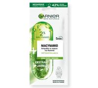 Garnier Skin Naturals Niacinamide Ampoule maschera in tela contro le macchie di pigmento 1 pz per donna