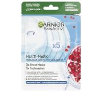 GARNIER SKIN NATURALS MASCHERA TESSUTO HYDRA BOMB X 5 PZ. HYALURONIC ACID & POMEGRANATE 95 GR. IMPORT