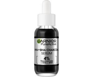 Garnier Skin Naturals Pure Active Siero Anti-Imperfezioni con Acido AHA, BHA e Carbone 30 ml