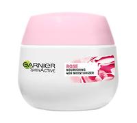 Garnier SkinActive Crema da giorno botanica con acqua floreale di rosa per pelli secche/sensibili, 50 ml