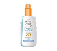 Garnier Spray solare con LSF30, latte solare invisibile e impermeabile, effetto rinfrescante, Ambre Solaire Invisible Protect Refresh, 1 x 200 ml
