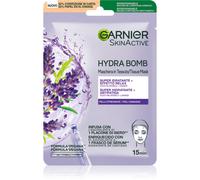 Garnier Maschera in Tessuto Skin Active Hydra Bomb, Super Idratante ed Effetto Relax, Con Acido Ialuronico e Lavanda, Per Pelli Stressate, 28 gr