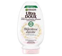 Garnier Ultra Dolce Balsamo Capelli Delicati Riso Avena 250 ml | Crema di riso e latte d'avena, lenisce il cuoio capelluto, idrata e protegge, uso familiare da 3 anni