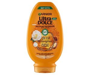 Garnier Ultra Dolce Balsamo Nutriente Capelli Secchi, Argan e Camelia, 250 ml