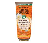 Garnier Ultra Dolce Balsamo Senza Risciacquo Oli Meravigliosi, Nutriente e Illuminante per Capelli Secchi e Spenti, Con Olio di Argan & Camelia, 200 ml