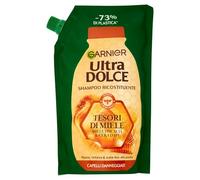 Garnier Ultra Dolce Ricarica Shampoo Ricostituente Tesori di Miele con Miele d'Acacia & Cera d'Api per Capelli Danneggiati, 500 ml