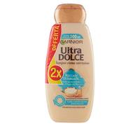 Garnier Ultra Dolce Shampoo Crema Nutrizione, Rituale d'Argan, Crema di Mandorla e Olio d'Argan del Marocco, 300 ml, Confezione da 2 Pezzi