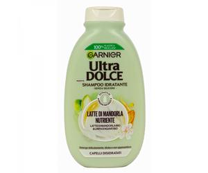 GARNIER ULTRA DOLCE SHAMPOO IDRATANTE 250ML.LATTE DI MANDORLA