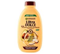 Garnier ultra dolce shampoo nutriente, lisciante allolio di avocado e burro di karit. maxi formato 400 ml
