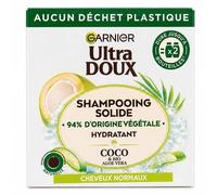 Garnier Ultra Doux Loving Blends - Shampoo solido al cocco e aloe vera, confezione da 3 barrette detergenti vegane, senza silicone, formato compatto per la cura dei capelli, 3 x 60 g