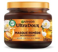Garnier Ultra Doux - Maschera con agente nutriente - Olio di argan e camelia - per capelli secchi e scuri - senza silicone e senza parabeni - 340 ml