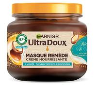 Garnier Ultra Doux - Maschera disciplinante - Crema nutriente ricchezza d'Argan - per capelli molto secchi e indisciplinati - senza silicone e senza parabeni - 340 ml