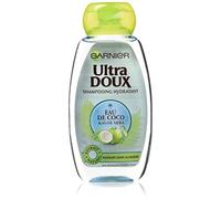 Garnier Ultra Doux Shampoo Acqua di cocco/Aloe Vera 250 ml - Set di 4