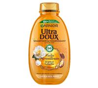 Garnier Ultra Doux Shampoo con Olio di Argan, Camelia, 300 ml