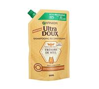 Garnier Ultra morbido tesori di miele eco-ricarica shampoo ricostituente al miele di fiori di acacia/cera d'api per capelli fragili/fragili