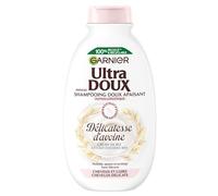 Garnier Ultra Soft - Delicato Avena - Shampoo delicato lenitivo - Capelli e pelle con capelli e capelli delicati - al latte d'avena biologico e alla crema di riso, ipoallergenico, 400 ml
