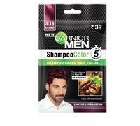 Garnier Uomo Colore Liquido Capelli 100% Grigio Copertura Shampoo Colore 3.16...
