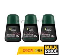 Garnier Uomo Magnesio Ultra Dry Deo Roll-On 72H Protezione Odori Sudore Confe...