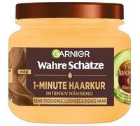 Garnier Veri tesori 1 minuto per capelli - con olio di avocado e burro di karitè, agisce intensamente nutriente per capelli molto secchi e frizzy, 340 ml