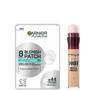 Garnier Pimple Patch Cerotti Idrocolloidali Invisibili, Imperfezioni Ridotte in 8 Ore, Brufoli Visibilmente più Piatti, Adatti a Tutte le Tonalità di Pelle, Vegano, Pure Active, 44 Patch