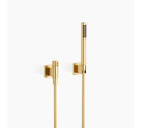 Garniture de douche Dornbracht avec rosaces individuelles, avec régulateur de débit, 27809985-28, 27809985-28, Colorazione: ottone spazzolato