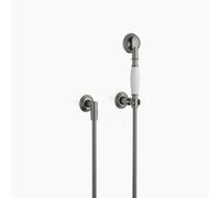 Garniture de douche flexible Dornbracht MADISON, avec rosaces individuelles rondes, 27803361-99, 27803361-99, Colorazione: scuro Platino opaco