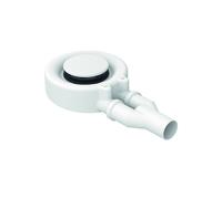 Garniture d'écoulement BetteScope, latérale, débit d'écoulement 0,85 l/s, avec antiglisse Pro ou Sense, B574-000AX, B574-000AX, Colorazione: Bianco con falce antiscivolo