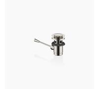 Garniture découlement Dornbracht, avec genouillère 185mm, 1 1/4\, 10300970-06, 10300970-06, Colorazione: Platino Opaco