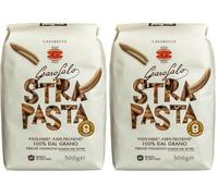 Garofalo | Casarecce STRAPASTA, Ricca di Fibre e Proteine, Pasta di Semola di Grano Duro, 1 x 500 gr (Confezione da 2)
