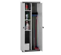Garofalo Armadio Alto in Resina con portascope PVC Scik Basic 2 ante