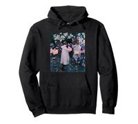 Garofano, Giglio, Giglio, Rose John Singer Sargent Felpa con Cappuccio