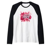 Garofano Wildflower Costume per Gli Amanti del Giardiniere Maglia con Maniche Raglan