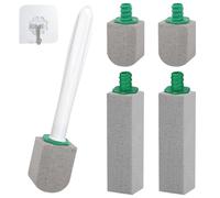 GAROMIA Pietra Pomice Pulizia 4 Pezzi Pietra Pomice per WC Pietra con Manico Pietra Pomice per wc Ceramica Pietra Pulizia Con Manico Spazzola Pietra pomice per Pulizia wc