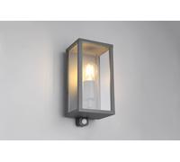 GARONNE APPLIQUE DA ESTERNO RETTANGOLARE IN FUSIONE COLORE ANTRACITE CON SENSORE DI MOVIMENTO IP44 L. 14CM X H. 29CM 1 LUCE ATTACCO E27