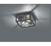 Plafoniera da esterno GARONNE doppia lamoadina 601860242 alluminio antracite